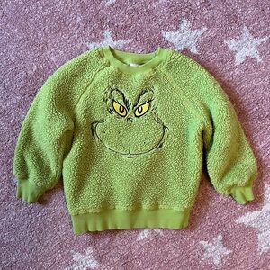 Hanna Andersson Grinch Sweatshirt, 3T
